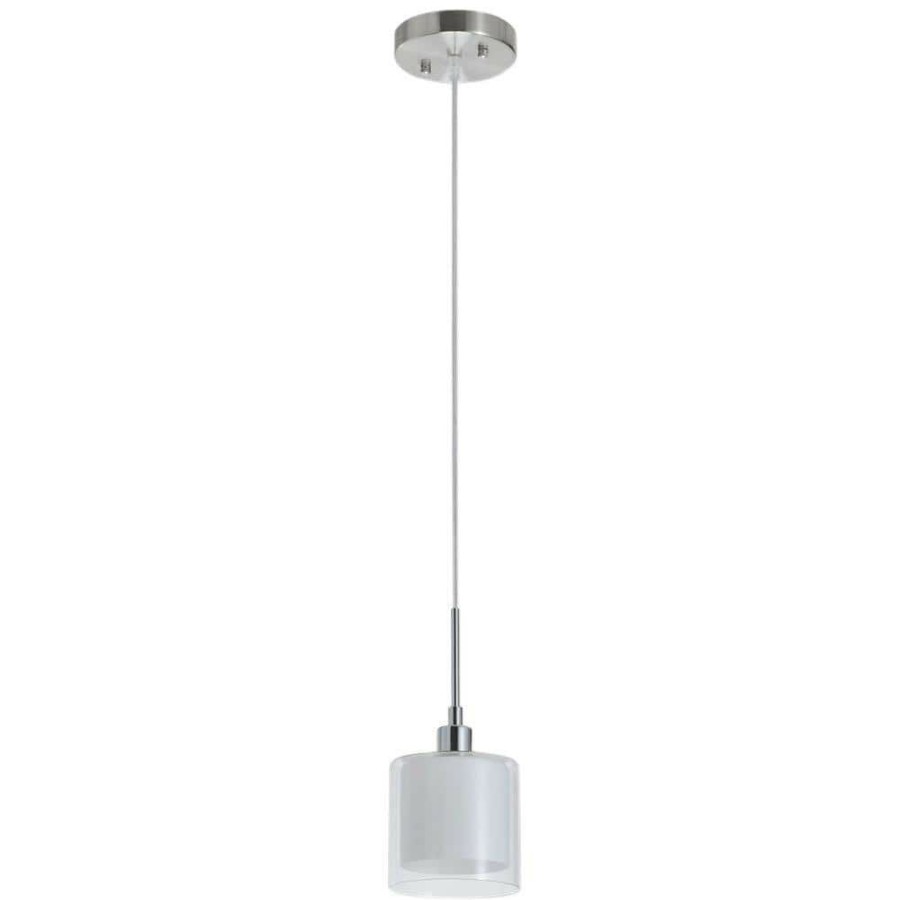 Flush Mount Lights * | Limbourg Collection 1-Light Chrome Pendant By Beldi