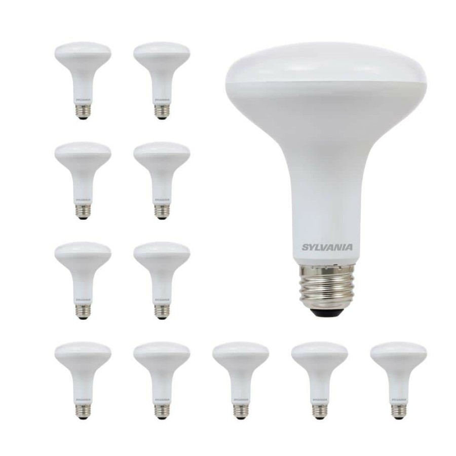 Light Bulbs * | 65-Watt Equivalent Br30 Dimmable Germicidal Led Light Bulb Daylight (12-Pack) By Sylvania