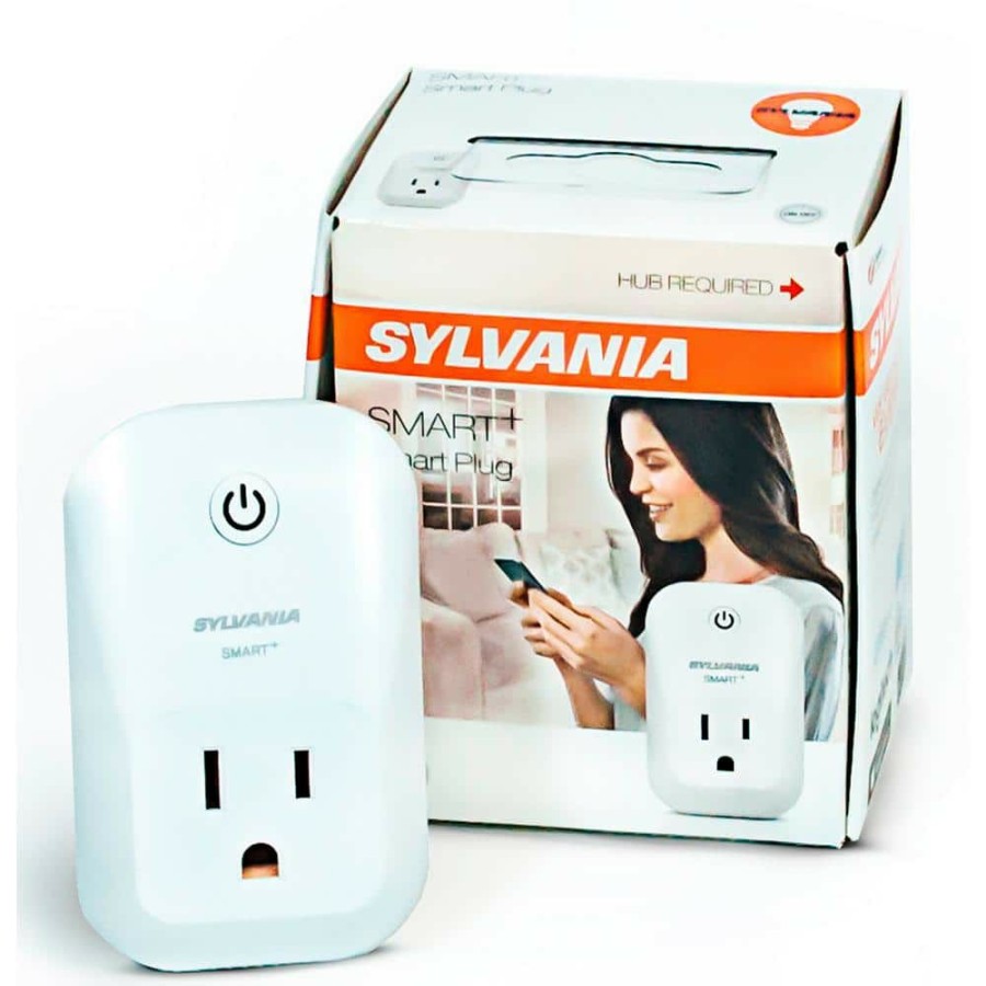 Light Bulbs * | Smart+ Zigbee Smart Plug By Sylvania