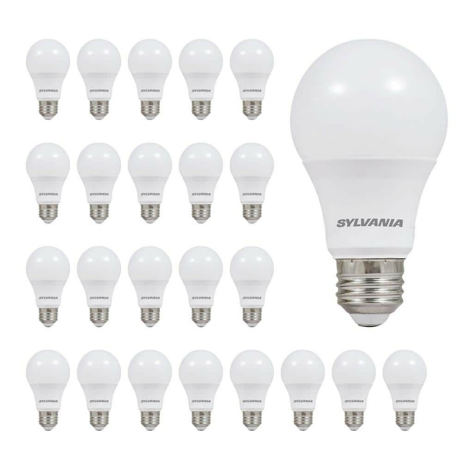 Light Bulbs * | 60-Watt Equivalent A19 Germicidal Led Light Bulb Daylight (24-Pack) By Sylvania