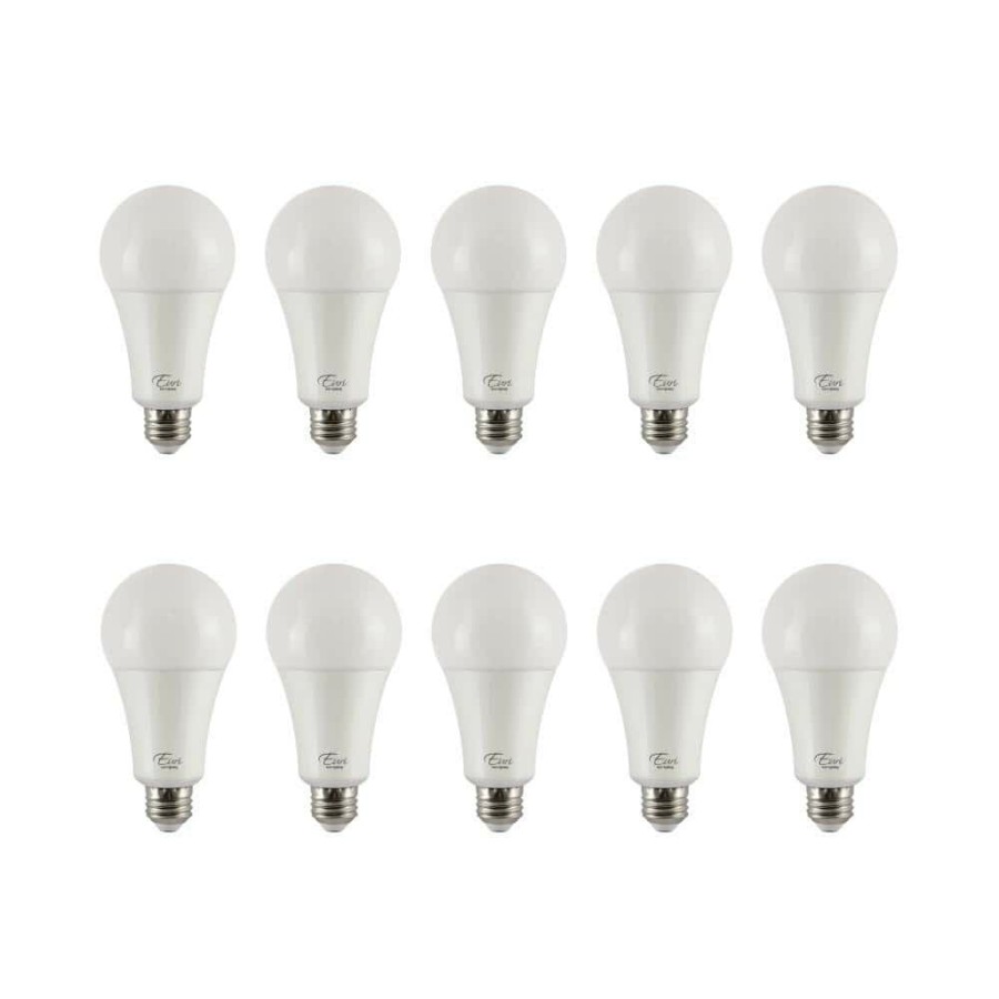 Light Bulbs * | 100-Watt Equivalent A21 Energy Star And Dimmable Led Light Bulb In 5000K (10-Pack) By Euri Lighting