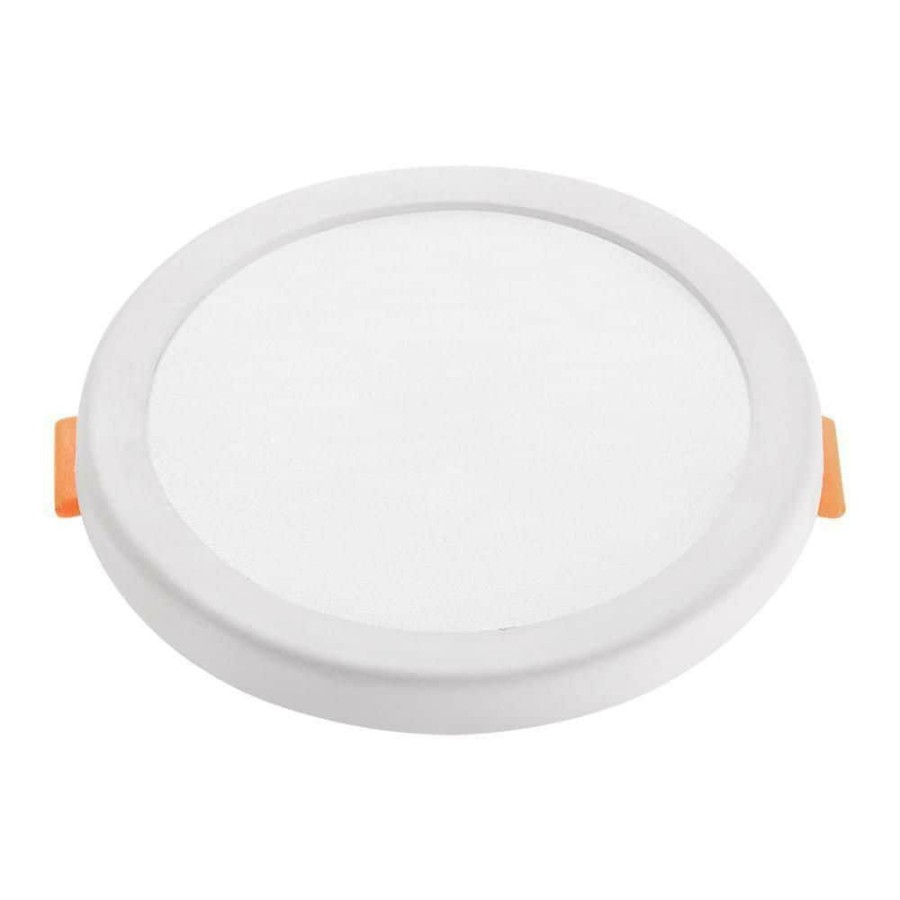 Commercial Lighting * | 3.94 In. 6-Watt 360 Lumens White Integrated Led Round Flat Panel Flush Mount Ceiling Light By Nersunda