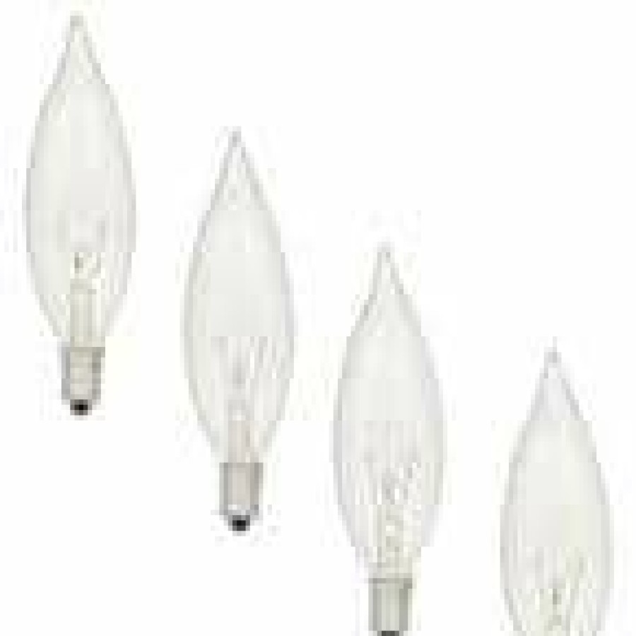 Light Bulbs * | 60 Watt Double Life B10 Incandescent Light Bulb In 2700K Soft White Color Temperature (4-Pack) By Sylvania