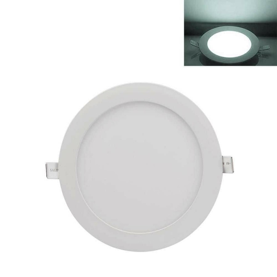 Commercial Lighting * | 15-Watt Led Panel Light Ceiling Lamp, Cool White By Nersunda