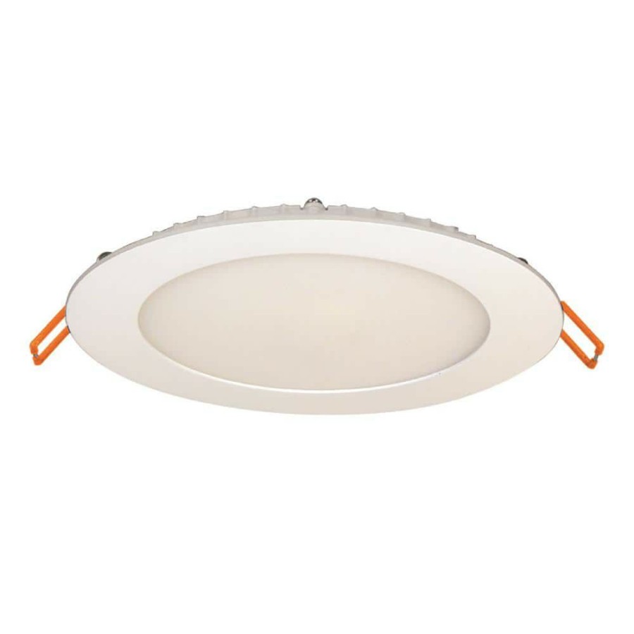 Recessed Lighting * | 6 In. Selectable Cct Ultra Slim Canless Integrated Led White Recessed Light Ultra-Thin Trim W/Germ Fighting Technology By Sylvania