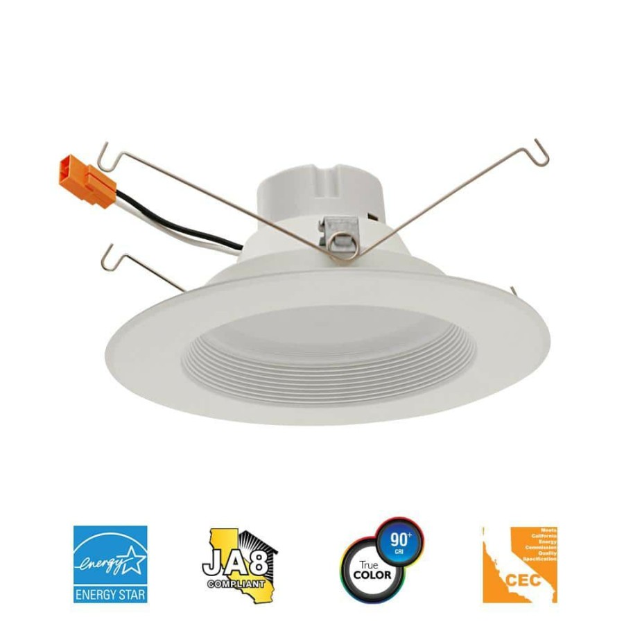 Recessed Lighting * | 6 In. 2700K Color Temperature New Construction Ic Rated Recessed Integrated Led Kit By Euri Lighting