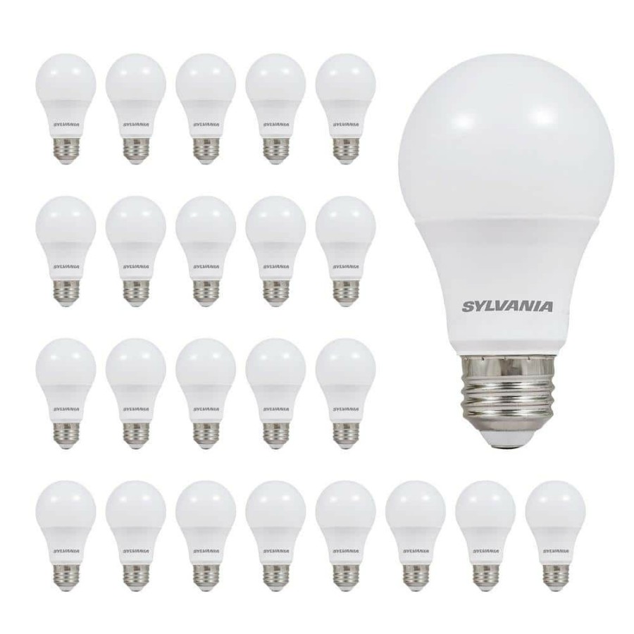 Light Bulbs * | 60-Watt Equivalent A19 Germicidal Led Light Bulb Soft White (24-Pack) By Sylvania