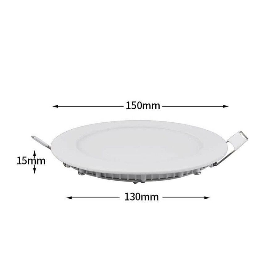 Commercial Lighting * | 9-Watt Ultra-Thin Led Panel Light Lamp Ceiling Light, Neutral White By Nersunda