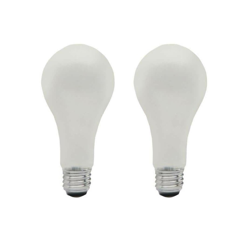 Light Bulbs * | 50-100-150-Watt A21 Standard Life 3-Way Incandescent Light Bulb In 2850K Bright White Color Temperature (2-Pack) By Sylvania