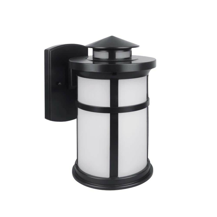 Outdoor Lighting * | Bronze Outdoor Integrated Led Wall Lantern Sconce By Euri Lighting