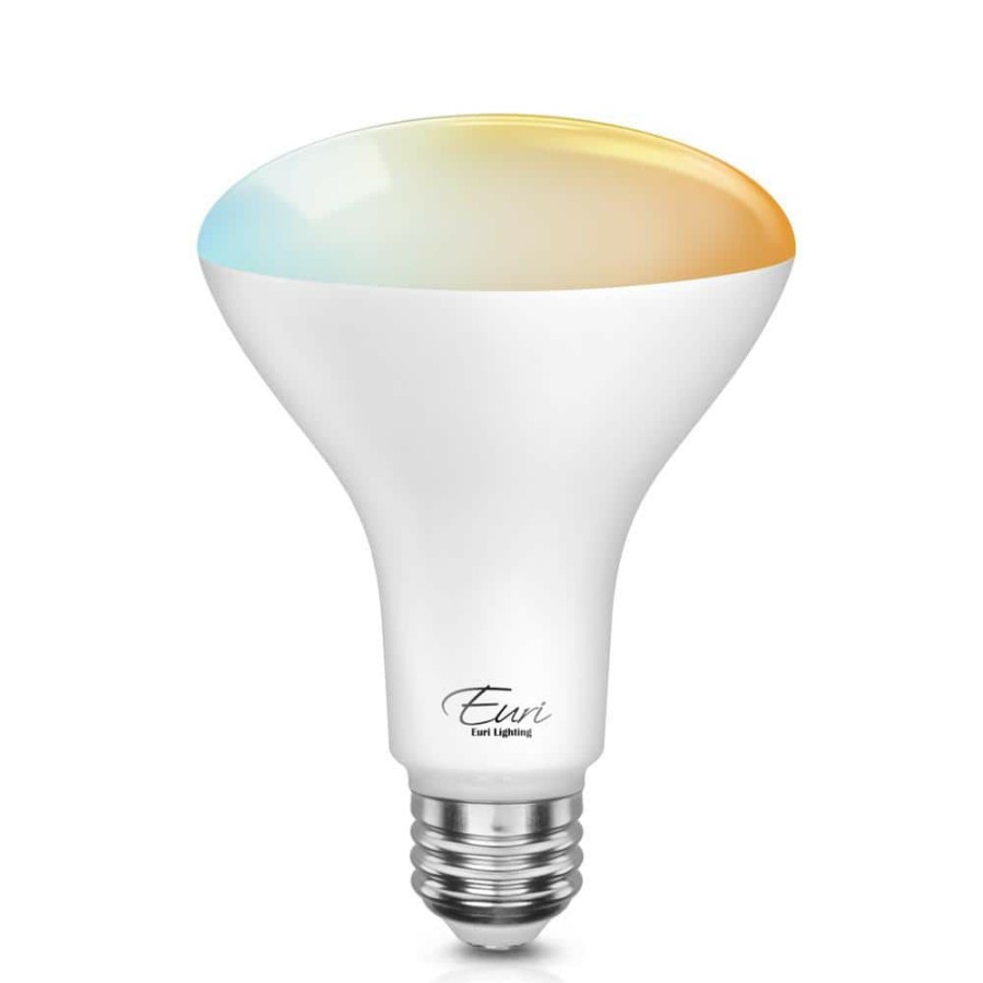 Light Bulbs * | 60-Watt Equivalent Br30 Dimmable Wi-Fi Smart Led Light Bulb By Euri Lighting