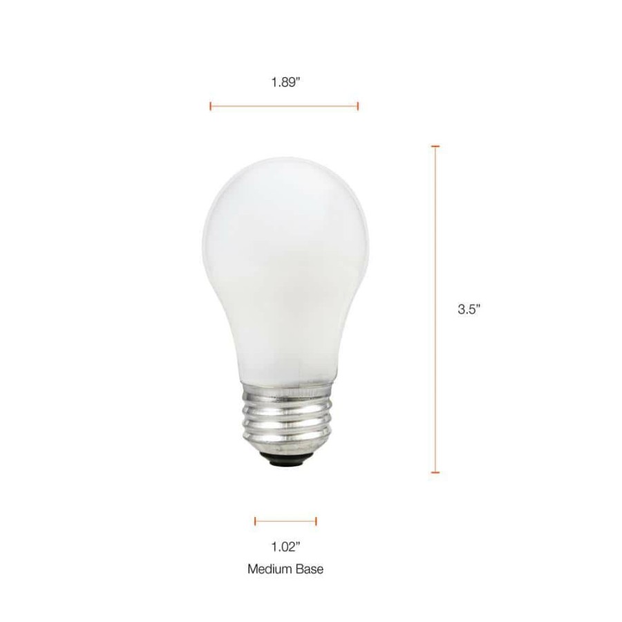 Light Bulbs * | 40-Watt A15 Double Life Incandescent Light Bulb In Soft White Color 2700K Temperature (2-Pack) By Sylvania